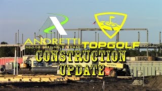 Andretti Indoor Karting and Games  TopGolf Orlando Construction Update 1217 Steel Rises [upl. by Darlleen175]