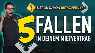 5 Fallen in DEINEM Mietvertrag 2023 😳 [upl. by Eus457]