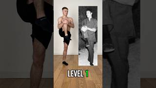 Bruce Lee skills from level 1 to 10 🐉 flexibility mobility training workout gym exercise wtf [upl. by Lozano]