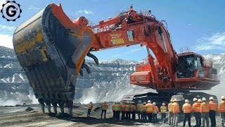 Massive Mega Excavator Powers Through Muddy Terrain  Heavy Machinery in Action [upl. by Rhianna137]