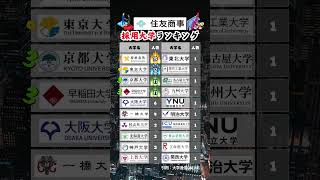 【住友商事】新卒採用 大学ランキング 就活 26卒 住友商事 [upl. by Joelie]