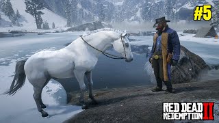 Getting The White Arabian Horse  Red Dead Redemption 2 5 [upl. by Naleag499]