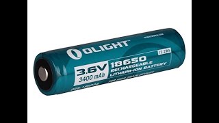 Olight Protected 18650B 3400mAh Battery Thorough Review And Test This Battery Delivers [upl. by Jonina]