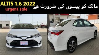 Toyota Altis 16 Automatic 2022 For Sale In 2024 Altis New Model cars 2025  Car Price In Pakistan [upl. by Liek759]