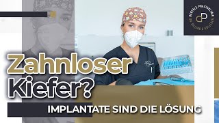 Zahnloser Kiefer Implantate sind die Lösung [upl. by Raamal603]