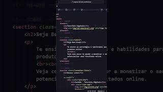 Tutorial HTML e CSS para Iniciantes  Link para Bio [upl. by Waddell990]