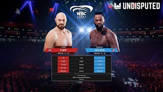 Undisputed Boxing Simulation Gameplay on Xbox Series X Tyson Fury vs Deontay Wilder 4 [upl. by Sullecram]