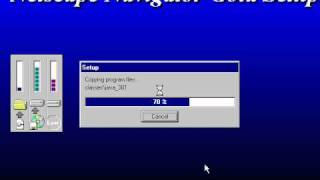 Installing Netscape on Windows 95 [upl. by Arihsay260]