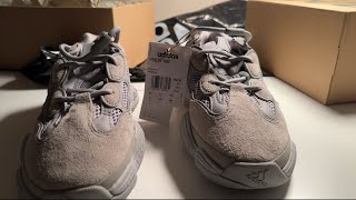 Adidas YEEZY 500 STONE SALT Unboxing [upl. by Nada]