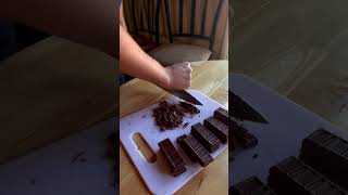 Crispy Caramel Chocolate Bar cooking cookingshorts recipe chocolate shorts caramel [upl. by Ardnola377]