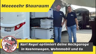 Mehr StauraumRegalsystem im WohnmobilKastenwagen und Co​⁠KarlRegal hat deine Lösung [upl. by Sauveur]