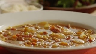 How to Make Lentil Soup  Soup Recipe  Allrecipescom [upl. by Akimet]