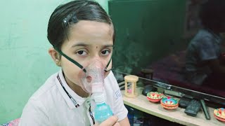 Nebulization in Childerns  Nebulizer details  How to use Nebulizer rasamempire ytshortsvideo [upl. by Bernt596]