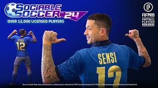 Sociable Soccer 24 • Gameplay Trailer • PS5 XSX PS4 Xbox One Switch PC [upl. by Lraed]