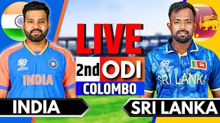 India vs Sri Lanka 2nd ODI  Live Cricket Match Today  IND vs SL Live Match Today  IND vs SL ODI [upl. by Luas152]