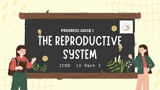 Selina ICSE Class 10 Biology  Reproductive System Progress Check 1 [upl. by Keriann488]