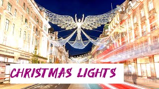 Christmas lights at Regent Street London 2024  Hussain’s Punjabi World [upl. by Odlaner325]