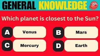 30 General Knowledge Quiz Can You Answer Them All 07 [upl. by Olette]