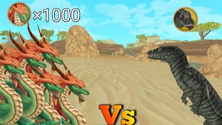 Wildcraft 1000 dragons can they hunt megalania in one second 🤔 [upl. by Drolet610]