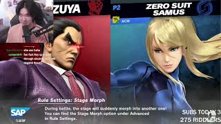 Riddles Kazuya vs Naitosharp  Leviathan Zero Suit Samus  17 Apr 24 [upl. by Ahsimak]