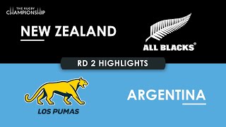 HIGHLIGHTS  NEW ZEALAND v ARGENTINA  The Rugby Championship 2024 [upl. by Lrat256]