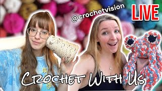 Crocheting live with Crochet Vision 102624 [upl. by Donata438]