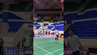 AERIL ZAFREL amp IMRAN AQIL ADA PERLAWANAN BADMINTON DI BRUNEI [upl. by Inattirb517]