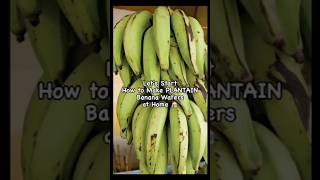 How to make Plantain Banana Wafers at home 🏠 bananawafers reel food [upl. by Kovacs]