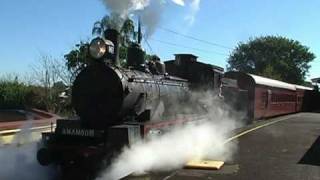 The Valley Rattler Steam Train Gympie Queensland [upl. by Furlani716]