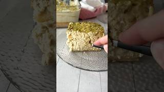 Delicious pistachio tiramisu pistachio tiramisu youtubeshorts viral italian dessert [upl. by Ahsenyl]