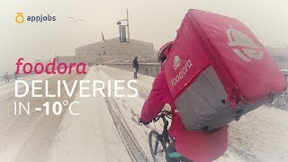 🚲 Foodora Deliveries in 10°C  AppJobscom [upl. by Kirwin]