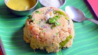 Bansi rava upma recipe  Karnataka Bansi rava uppittu recipe  How to make Bansi rava upma [upl. by Twelve599]