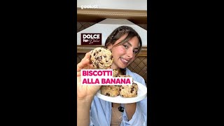 COOKIES VEGANI ALLA BANANA semplici e golosi 🍌 [upl. by Dnarb]