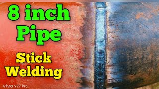 6013 Stick Welding 5g Position 8quot Pipe Welding Tips amp Tricks welding dasfabrication [upl. by Eseerehs84]