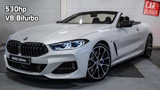 INSIDE the NEW BMW M850i xDrive Convertible 2019  Interior Exterior DETAILS w REVS [upl. by Ahsieket]