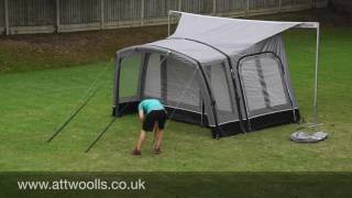 Vango Sonoma Awning Pitching amp Packing Video [upl. by Rekcut]