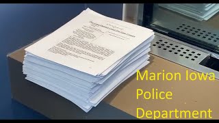 Serving A Lawsuit To The Marion Iowa Police Department [upl. by Meit]