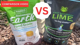 Diatomaceous Earth VS First Saturday Lime Comparison Video [upl. by Natal]