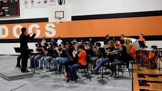 Elida Middle School Band performs at Veterans Day Ceremony 2024 [upl. by Onairelav]