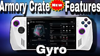 Asus Rog Ally Armoury Crate Best Update Yet All Hidden Features And Gyro Setup [upl. by Aeneg307]