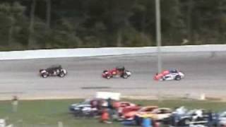 2009 USAC Sprint Car Series Old Timers 40 At Winchester Speedway [upl. by Blinny]