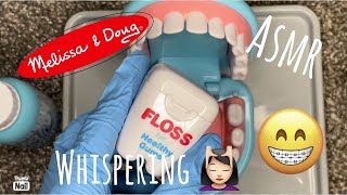 Melissa amp Doug Dentist kit  extras ASMR [upl. by Markman]