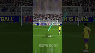 Toulouse FC Penaltyshootout Z Aboukhlal Goal in the pes efootball efootball2025 efootball2024 [upl. by Morissa]