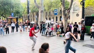 Georgian Traditional Dance CityCentre Tbilisi Georgia [upl. by Hoashis]