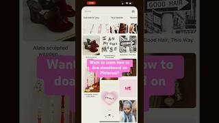 Let me show you how to make a moodboard on pinterest howtovideo [upl. by Adniroc690]