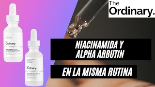 ¿Cómo aplicar La Niacinamida y La Alpha Arbutin en la misma rutina Rutina DespigmentanteUso🌞🌚 [upl. by Liatnahs20]