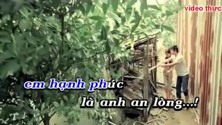 Karaoke Em Hạnh Phúc Là Anh An Lòng Lý Hải YouTube [upl. by Aihselef]