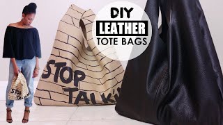 How To Turn Old Pants to a Tote Bag  DIY Upcycle  BlueprintDIY [upl. by Schuler]