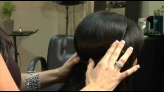 How to Fit your HALOCOUTURE Hair Extensions [upl. by Alvera]