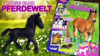 Schleich ® Horse Club ™ Pferdewelt Nr 12 mit Friese Fohlen  2 XXL Poster  4 Sammelkarten [upl. by Socin]